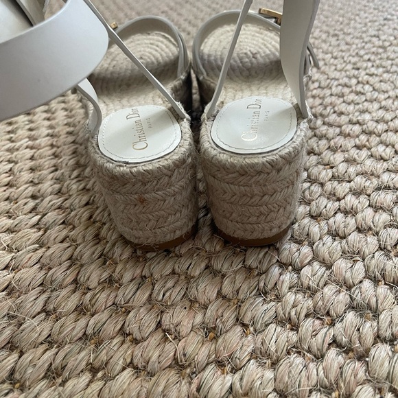 Christian Dior Espadrille Platform Sandal. NIB. 38 eu - Picture 6 of 12